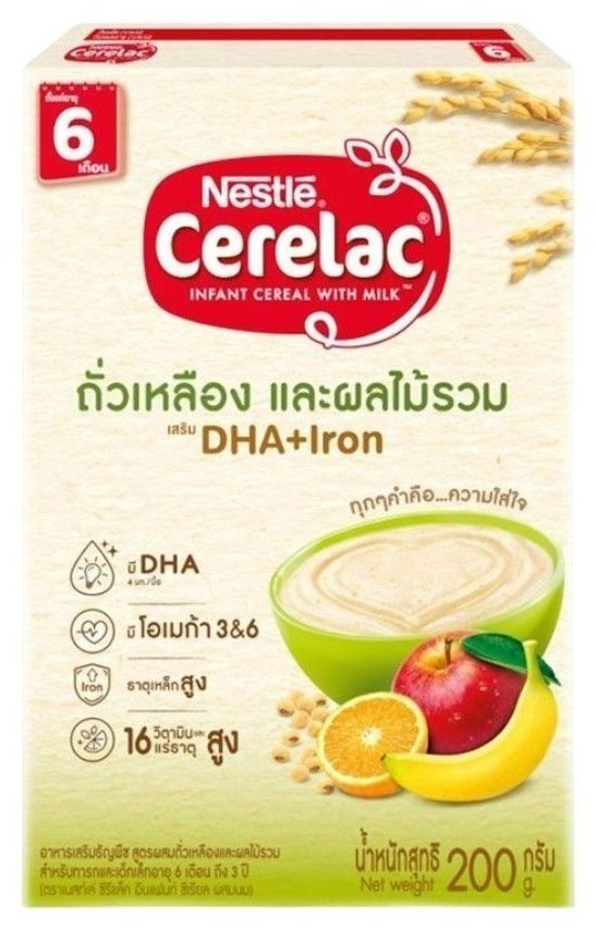 ซีรีแล็ค ดีเอชเออาร์เอ ขั้นที่ 2 สูตรผสมผลไม้รวม