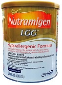 นูตรามีเยน แลคโตบาซิลัส ราโนซัส จีจี (NutramigenLactobacillus Rhamnosus GG, LGG) อาหารทารก สำหรับทารกที่มีระบบการย่อยผิดปกติ และแพ้โปรตีน